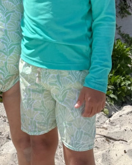 Bloomin' Petals Boys Swim Trunks
