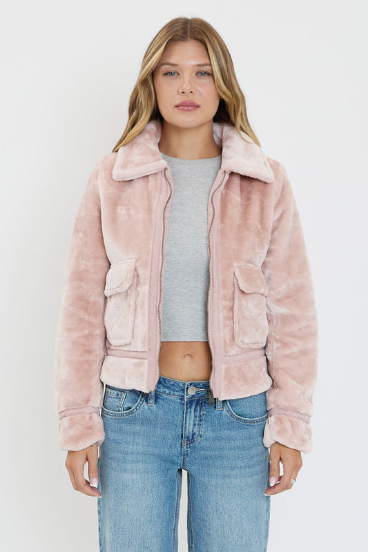 Women's Winter Faux Fur Jacket