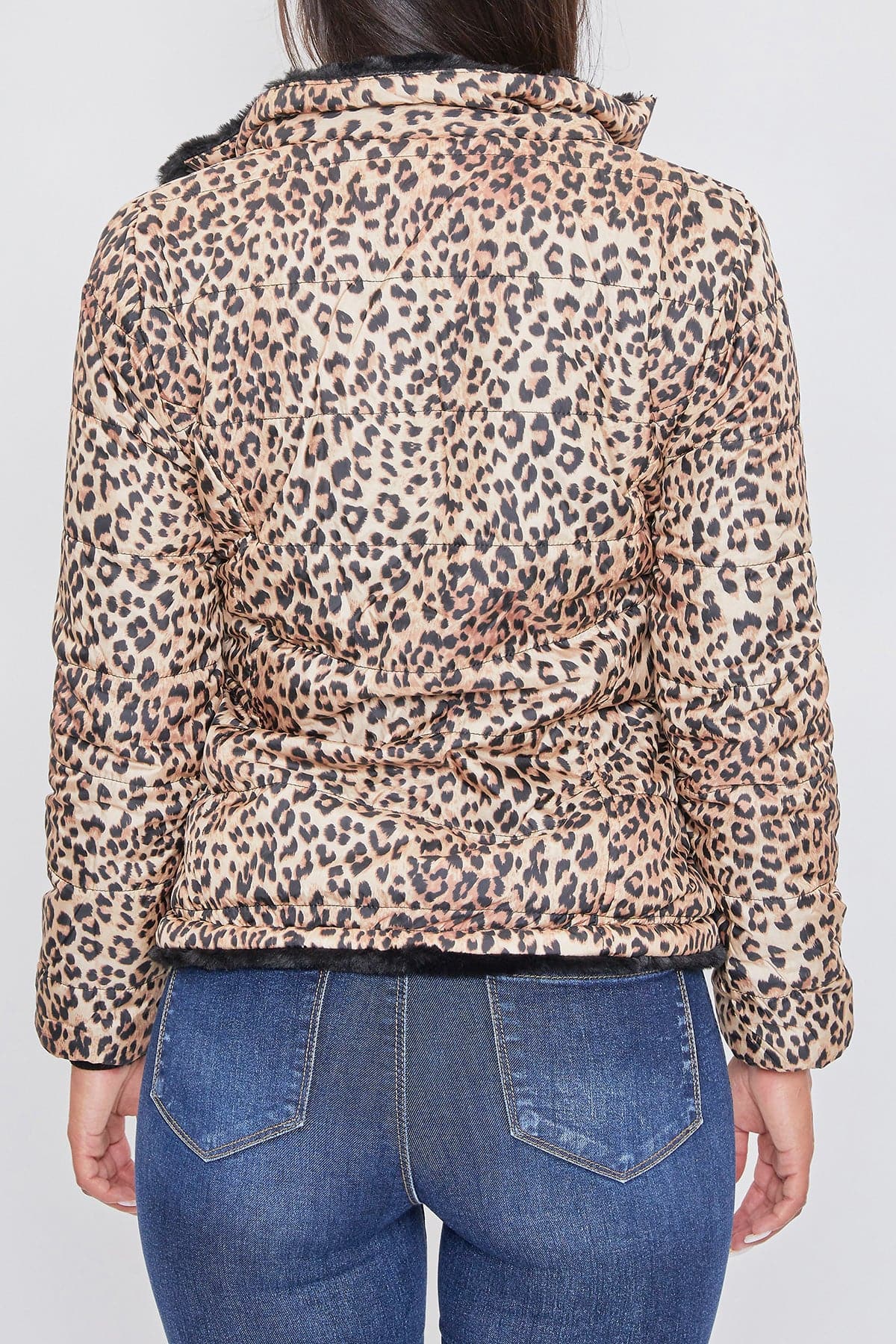 Women's Winter Faux Fur Reversible Jacket