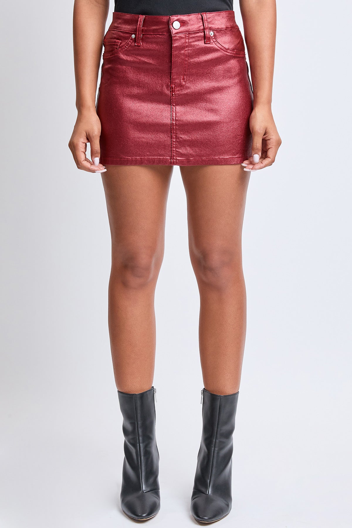Women's Metallic Micro Mini Skirt