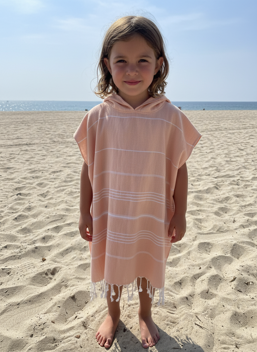 Kids Sun Poncho - 100% Turkish Cotton