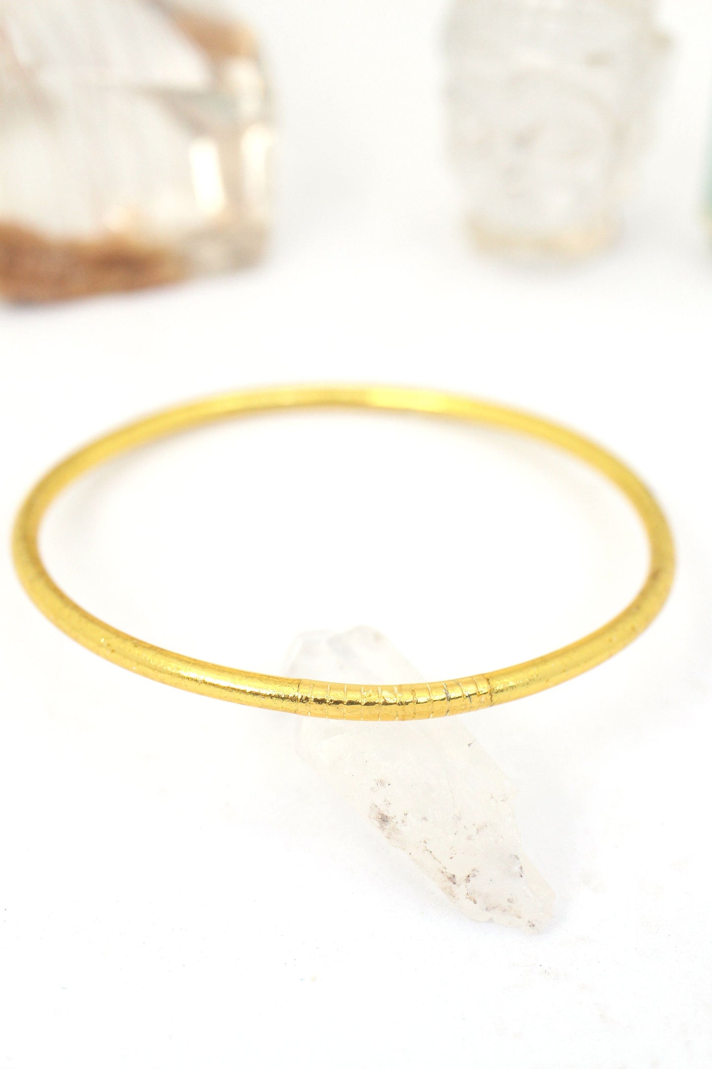 Thin Thai Buddhist Temple Bracelets, Rose Gold, Gold, Silver Mantra Bangle, Sizes Available