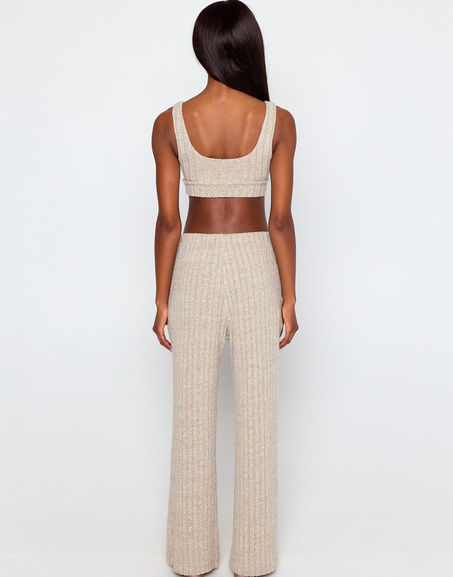 Mai Wide Leg Pant - Oatmeal