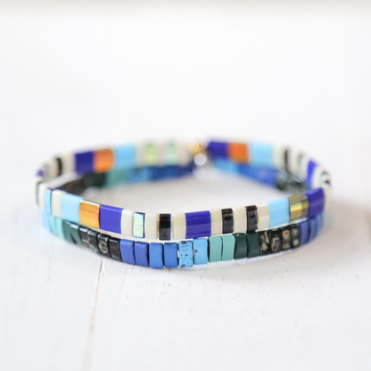 MONARCH - Tila Bead Bracelet Stack of 2