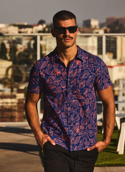 Men's Button-Down Shirt | Neon Drift