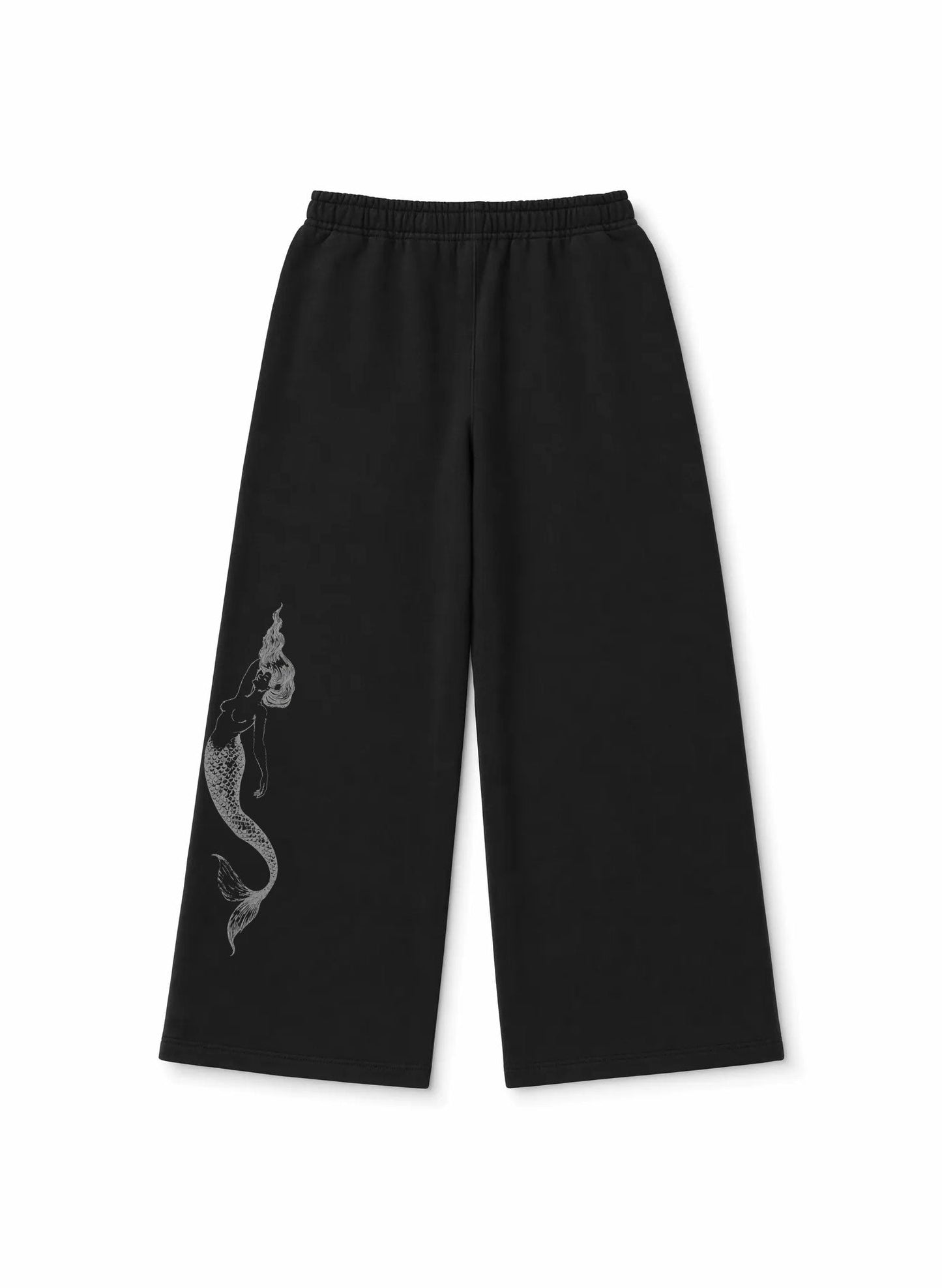'Mermaid Mafia' Oversized Wide-Leg Sweatpants