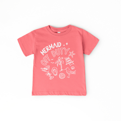 Mermaid Off Duty Toddler/Youth Graphic Tee