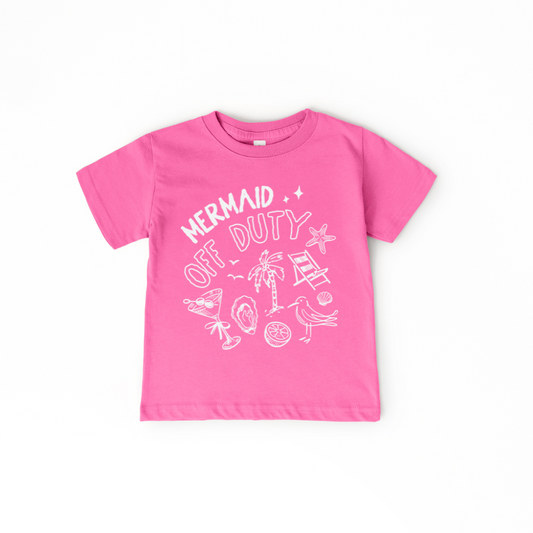 Mermaid Off Duty Toddler/Youth Graphic Tee
