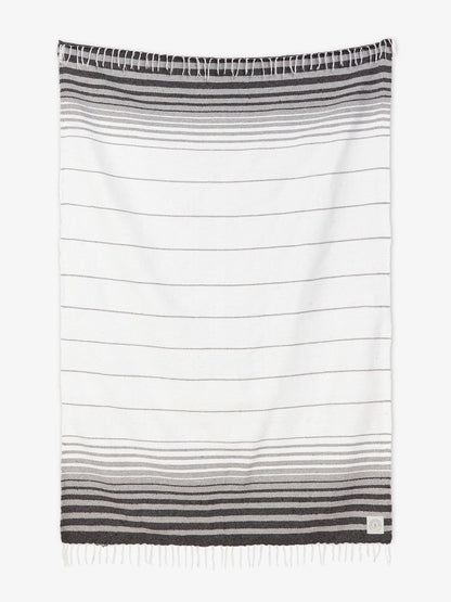 Gray Tulum Mexican Blanket