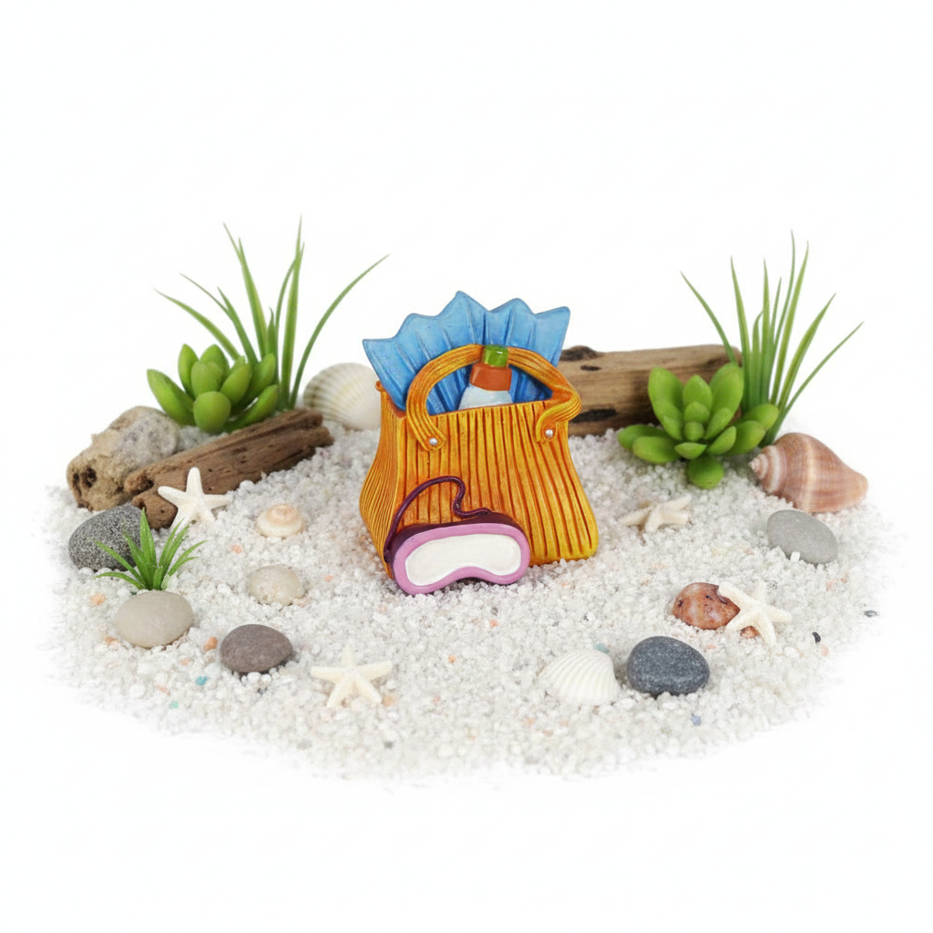 Mini Beach Bag with Flippers