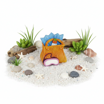 Mini Beach Bag with Flippers