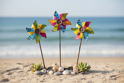 Mini Pinwheel Picks (Set of 3)
