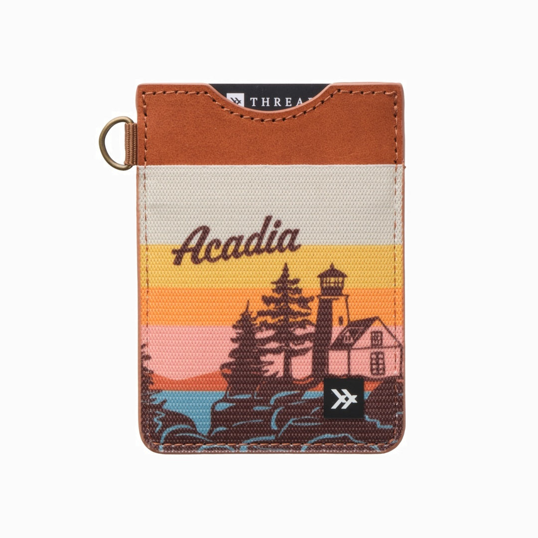 Acadia - Vertical Leather Wallet