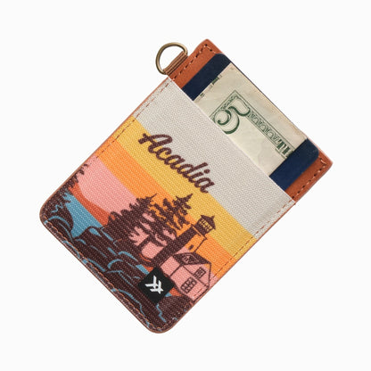 Acadia - Vertical Leather Wallet