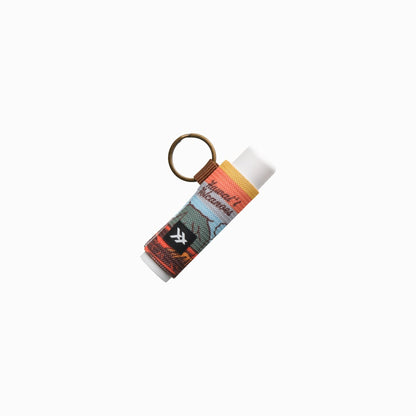 Hawaii Volcanoes - Chapstick Holder Keychain