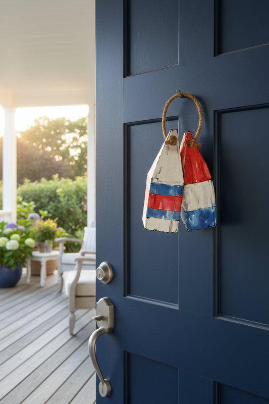 Nautical Buoys Door Decor