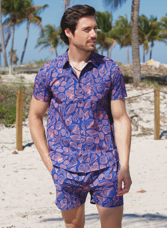 Men's Button-Down Shirt | Neon Drift