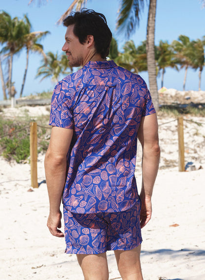 Men's Button-Down Shirt | Neon Drift
