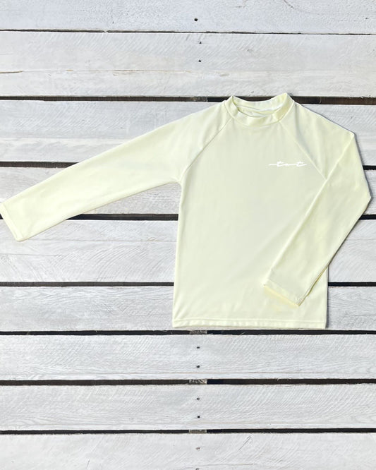 Off White Long Sleeve Sun Shirt