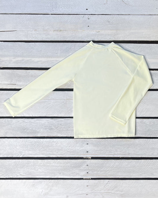 Off White Long Sleeve Sun Shirt