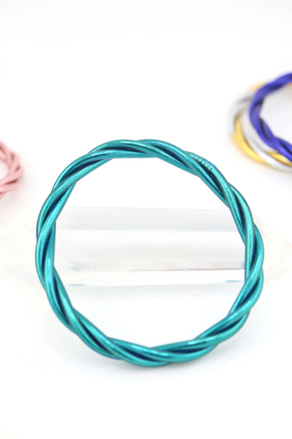 Twisted Thai Buddhist Temple Bracelets, Mantra Bangle, Kumlai, Colors & Sizes Available