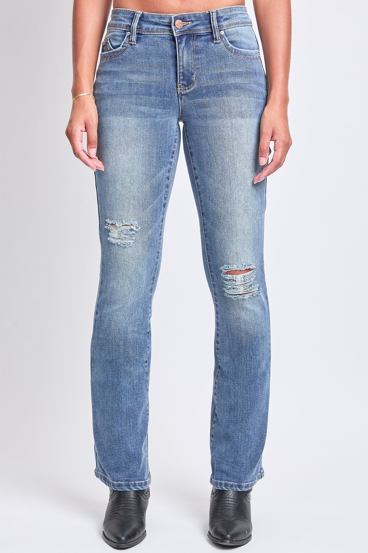 Women's WannaBettaButt Mid Rise Bootcut Jeans