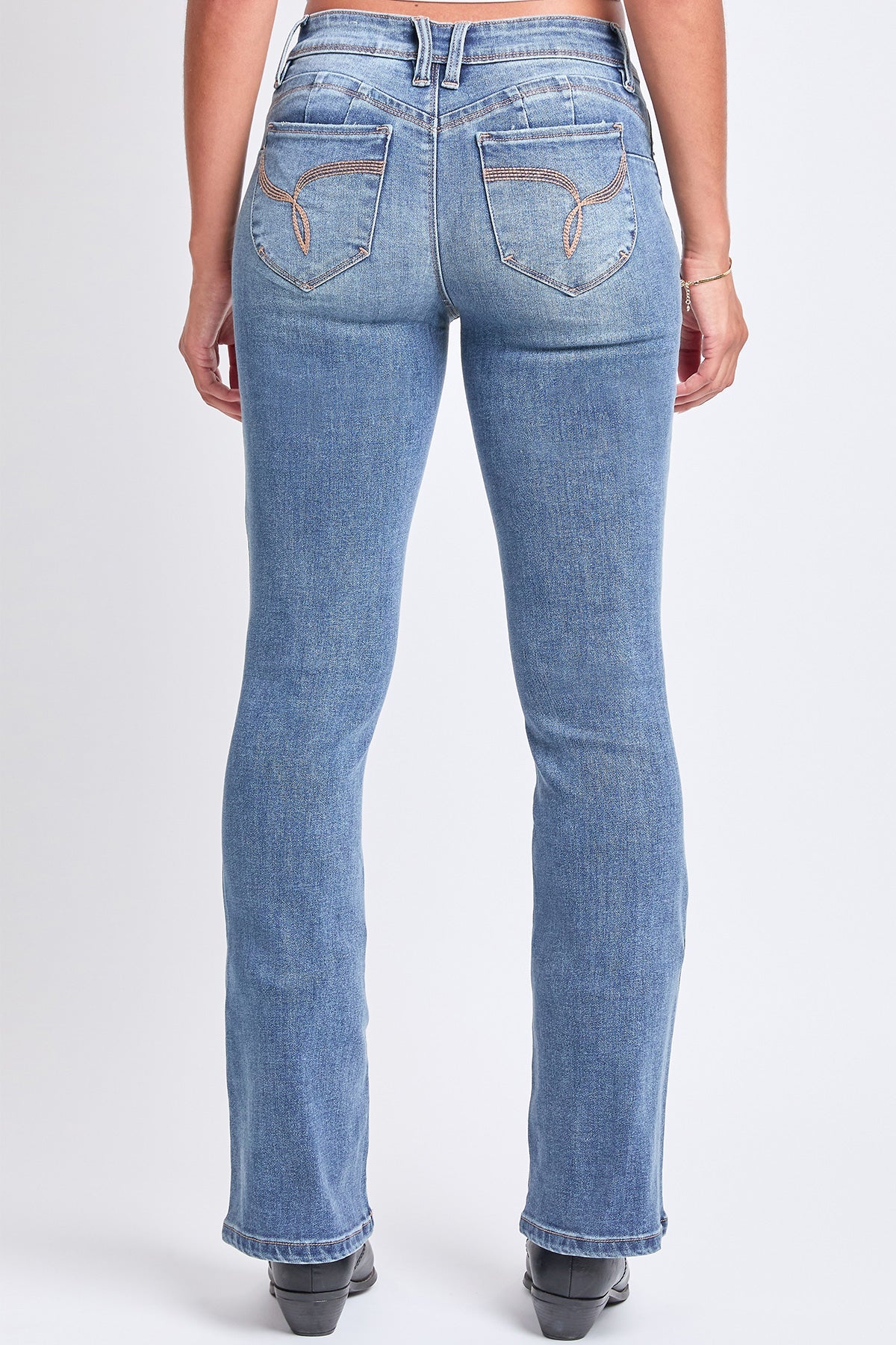 Women's WannaBettaButt Mid Rise Bootcut Jeans