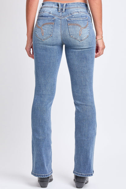 Women's WannaBettaButt Mid Rise Bootcut Jeans