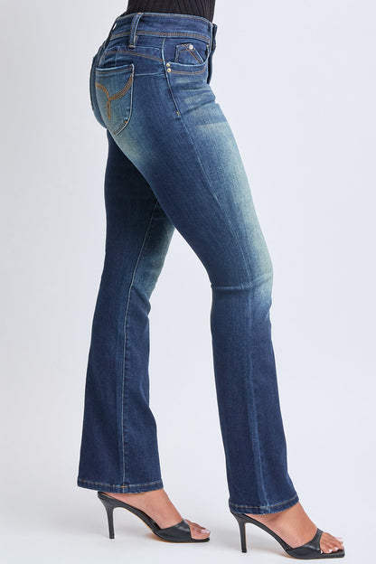 Women's WannaBettaButt Mid Rise Bootcut Jeans