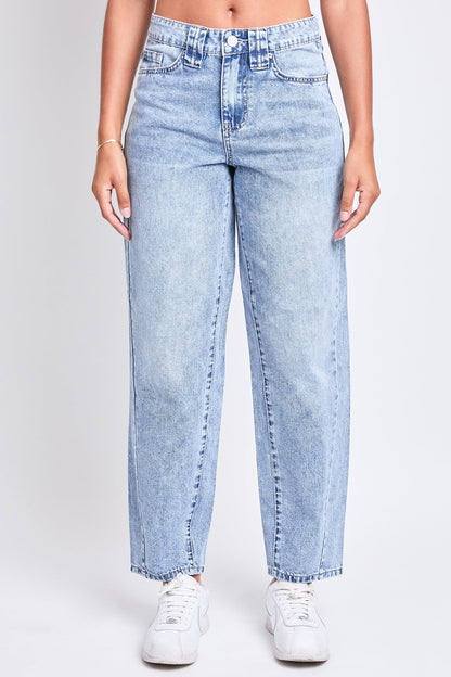 Women's Rigid Detailed Barrel Jeans