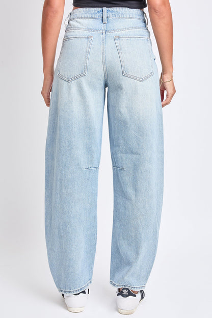 Women's Rigid Detailed Barrel Jeans