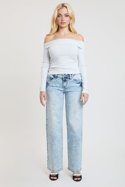 Women's Luxe Brittany Wide Leg Jeans