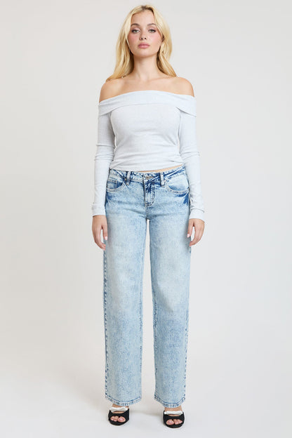 Women's Luxe Brittany Wide Leg Jeans