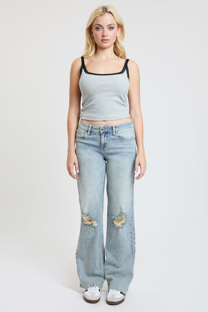 Women's Luxe Brittany Wide Leg Jeans