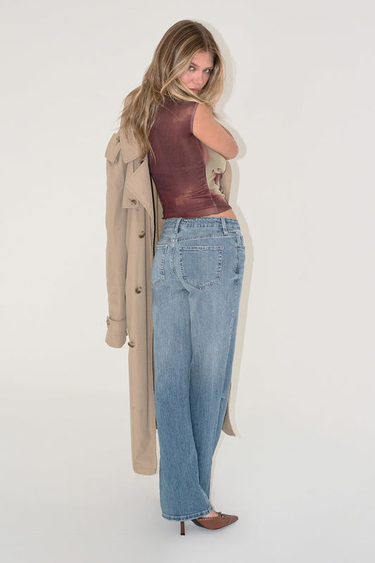 Women's Luxe Britney Wide Leg Jeans
