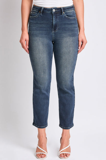 Women's Luxe High Rise Vintage Stretch Straight Leg Jeans