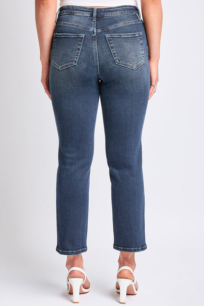 Women's Luxe High Rise Vintage Stretch Straight Leg Jeans