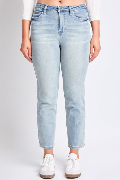Women's Luxe High Rise Vintage Stretch Straight Leg Jeans
