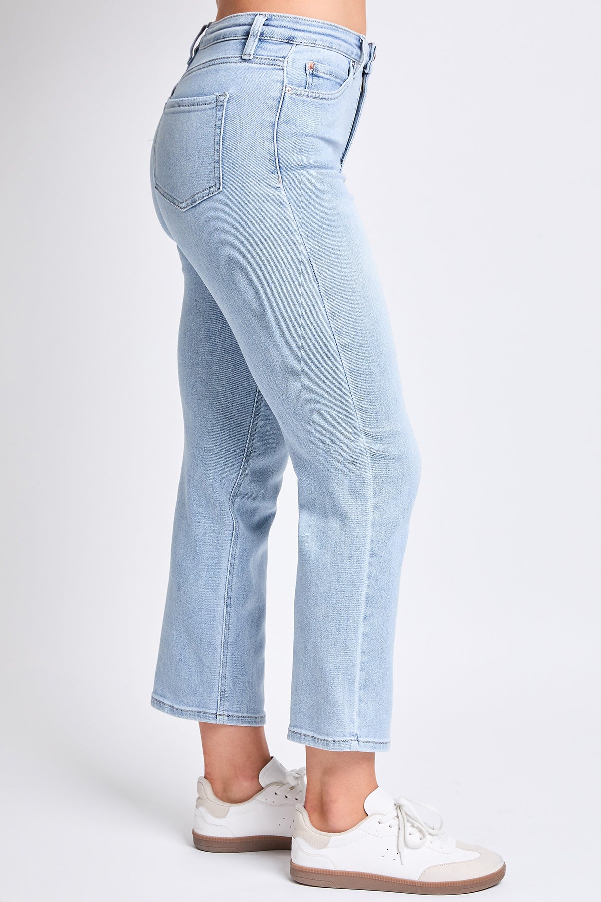 Women's Luxe High Rise Vintage Stretch Straight  Jeans