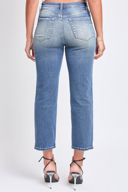Women's Luxe High Rise Vintage Stretch Straight  Jeans