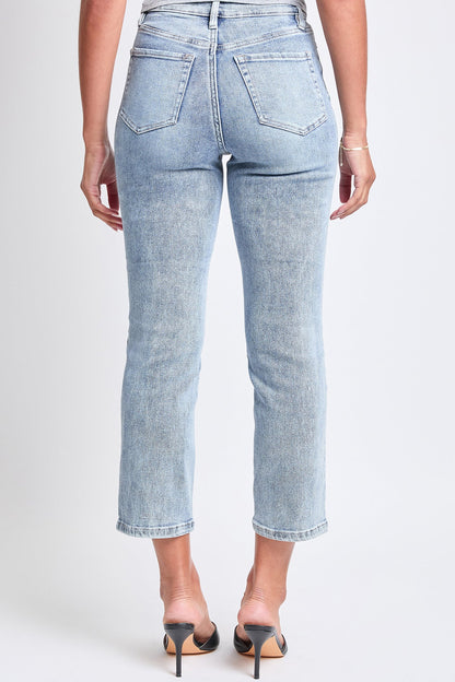 Women's Luxe High Rise Vintage Stretch Straight Leg Jeans