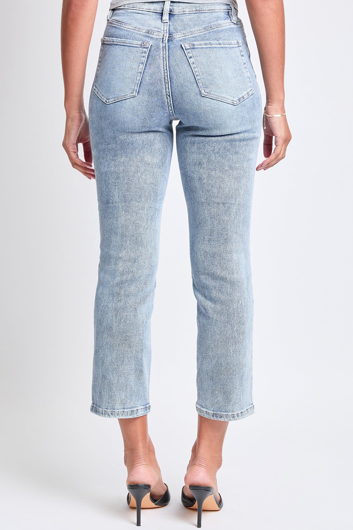 Women's Luxe High Rise Vintage Stretch Straight  Jeans