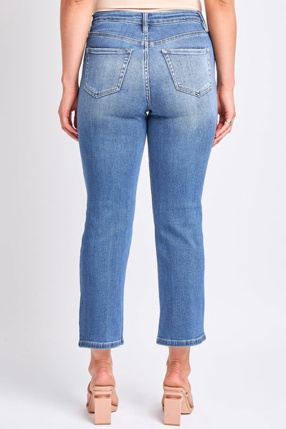 Women's Luxe High Rise Vintage Stretch Straight Leg Jeans