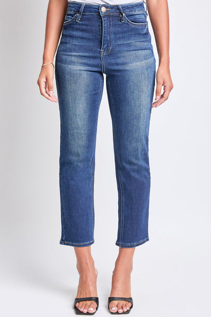 Women's Luxe High Rise Vintage Stretch Straight  Jeans