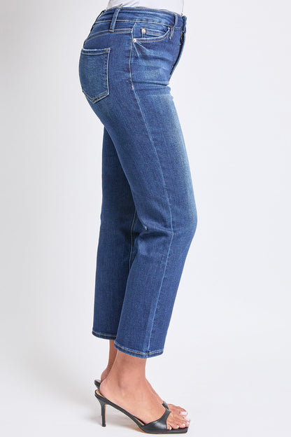 Women's Luxe High Rise Vintage Stretch Straight Leg Jeans