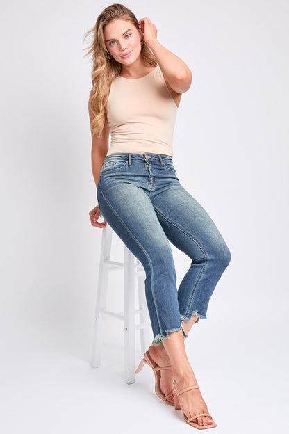 Women's Luxe High Rise Cropped Kick Flare