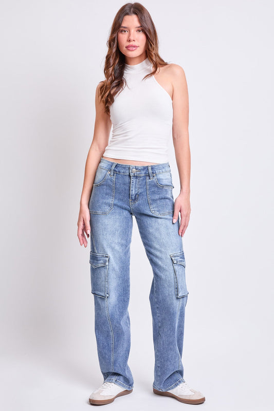 Women's High Rise Skater Cargo Jeans