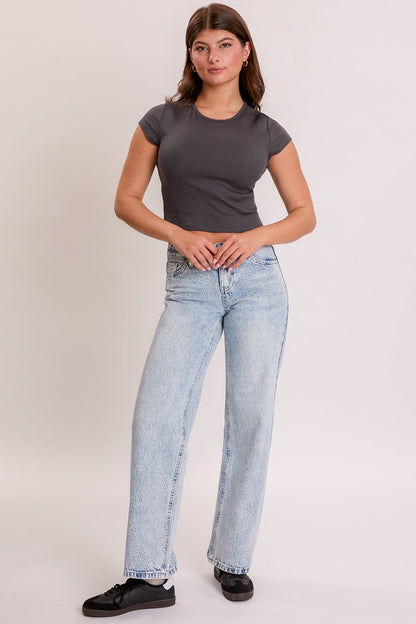 Women's Brittany Wide Leg with Butterfly Print