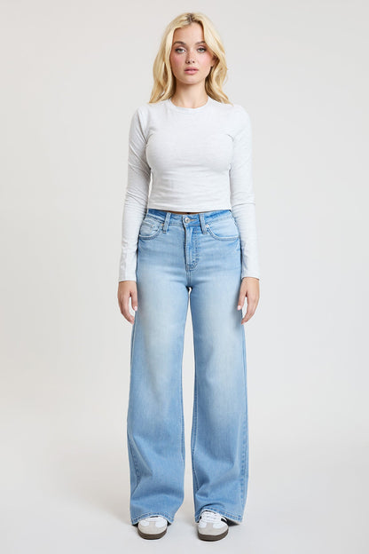 Women's Super Soft High Rise Wide Leg Jeans