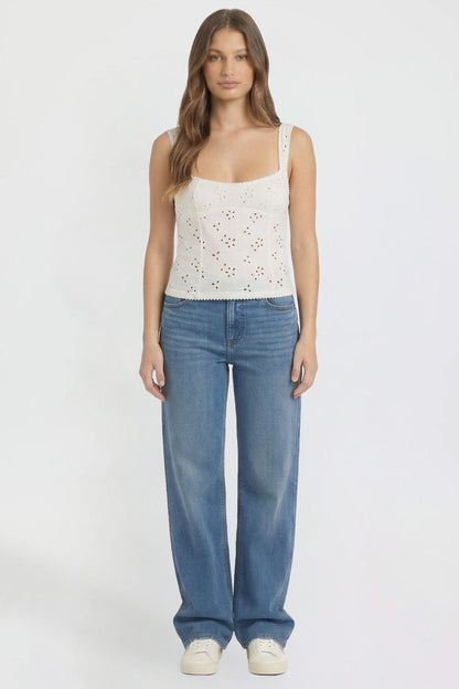 Women's Super Soft High Rise Wide Leg Jeans